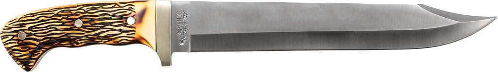 181UH Bowie Knife with 10-inch High Carbon Stainless Steel Fixed Blade – Large bowie knife featuring a 10-inch stainless steel blade and staglon handle.